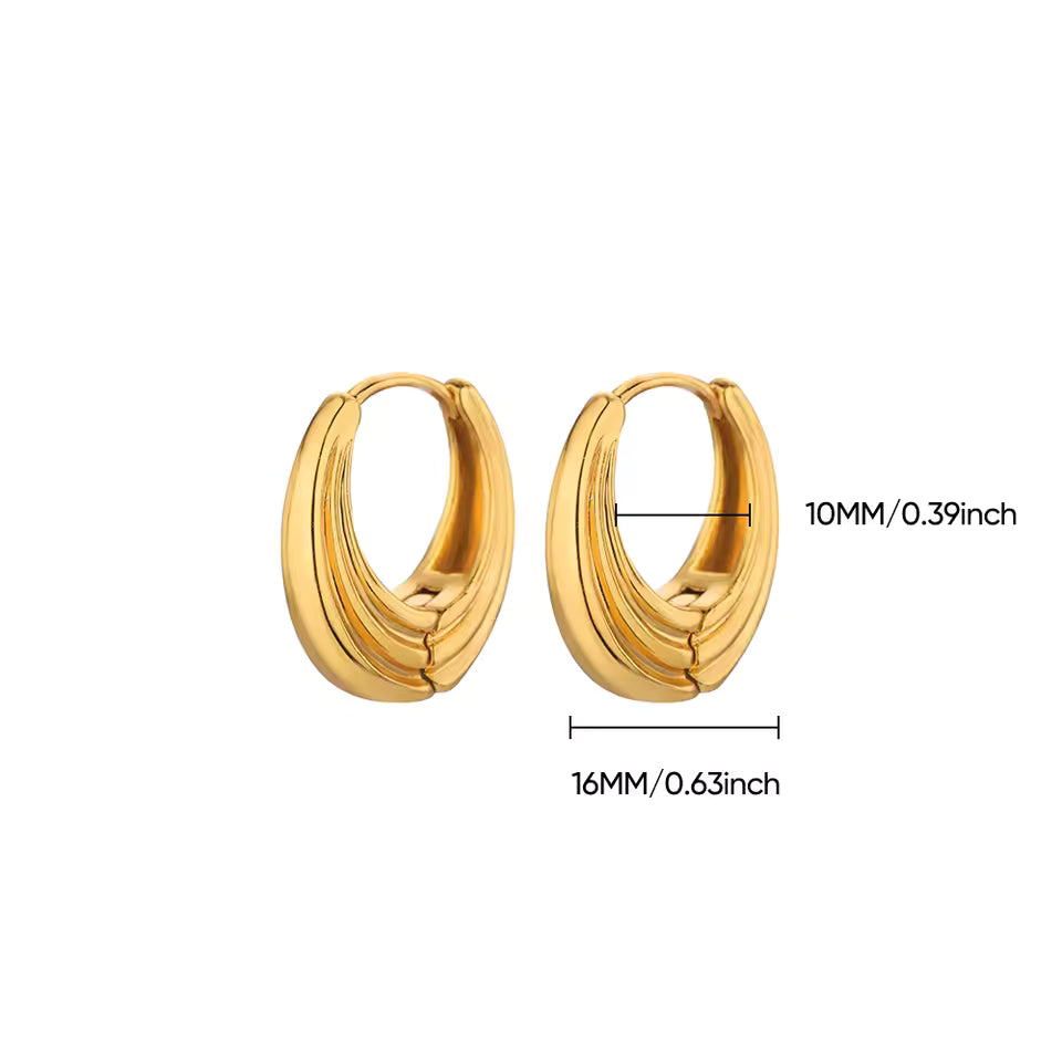 Gold Hoop Earrings