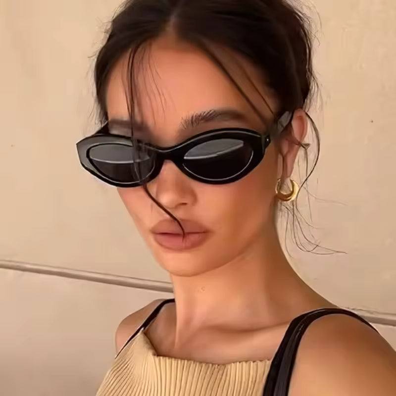 Retro Small Oval  Sunglasses